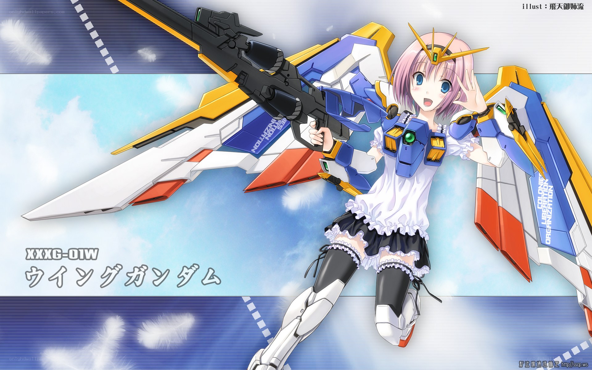 Wing Gundam anime character