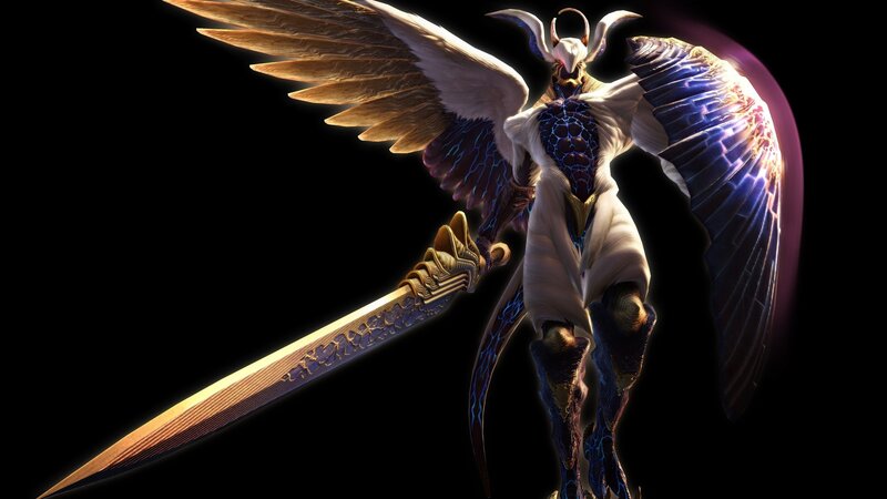 Winged Angelic Figure