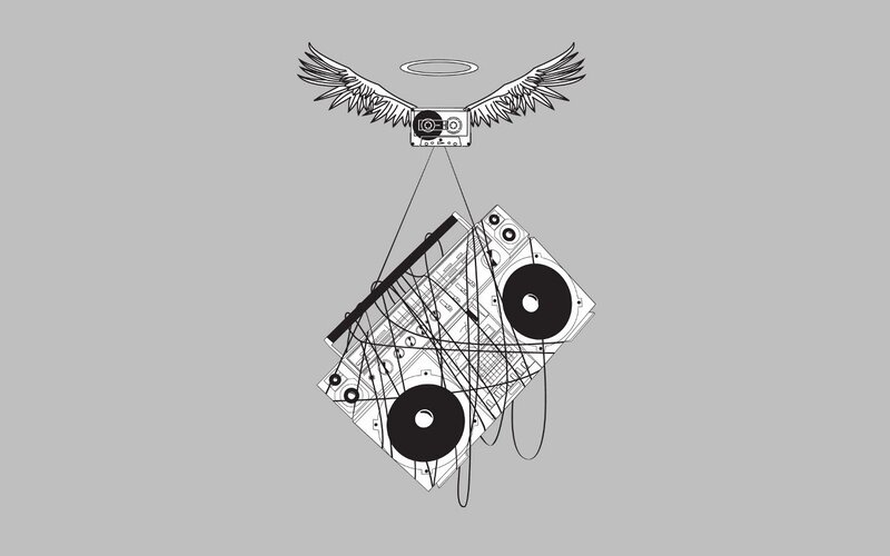 Winged Cassette Tape