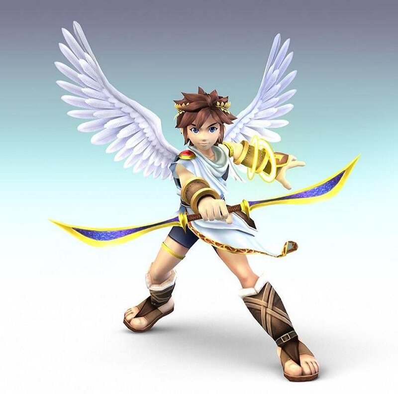 Winged Character with Bow