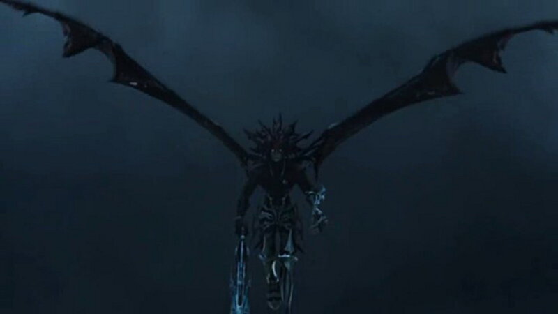 Winged Creature with Sword