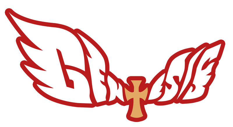 winged cross logo