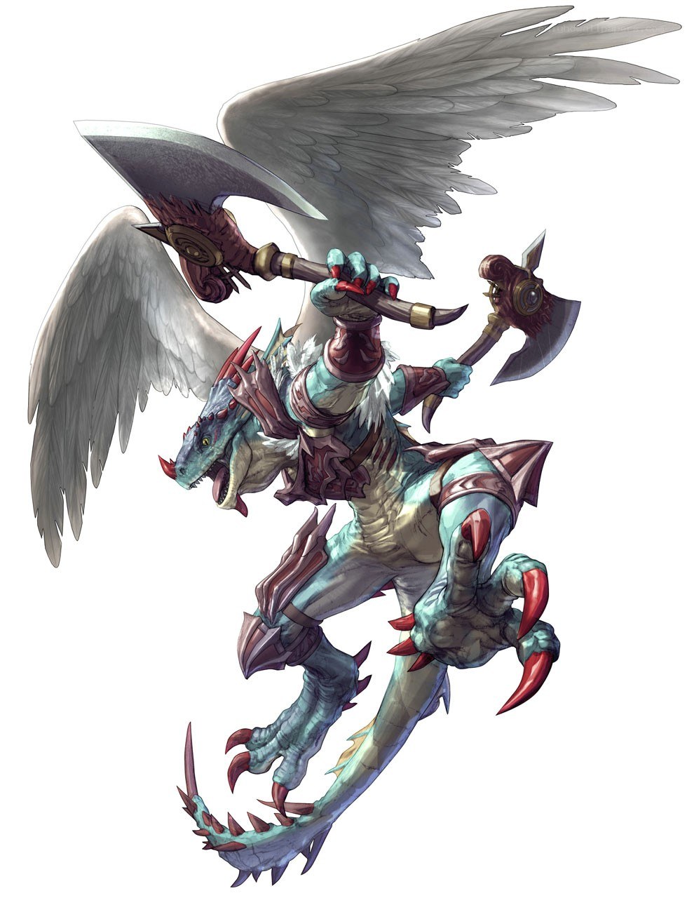 winged dragon warrior