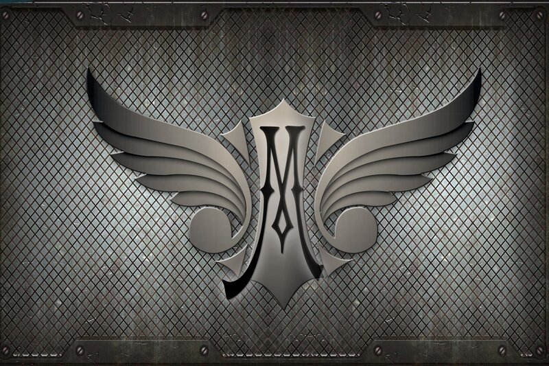 Winged Emblem on Metal