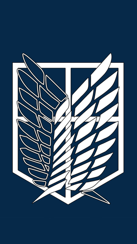 Winged Emblem on Shield — Blue, Formal