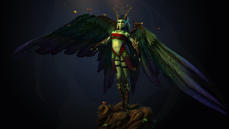 winged fantasy character