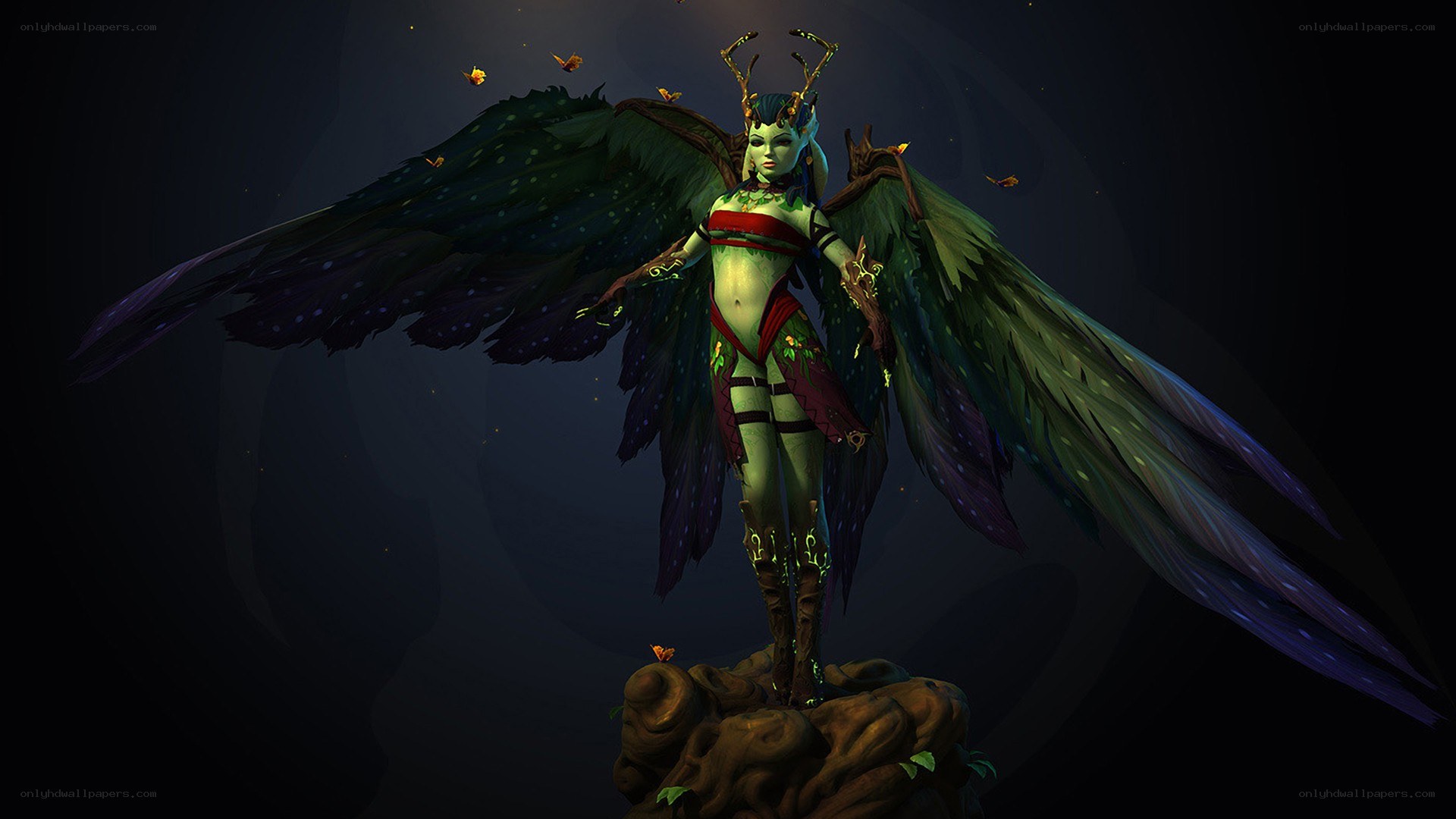 winged fantasy character