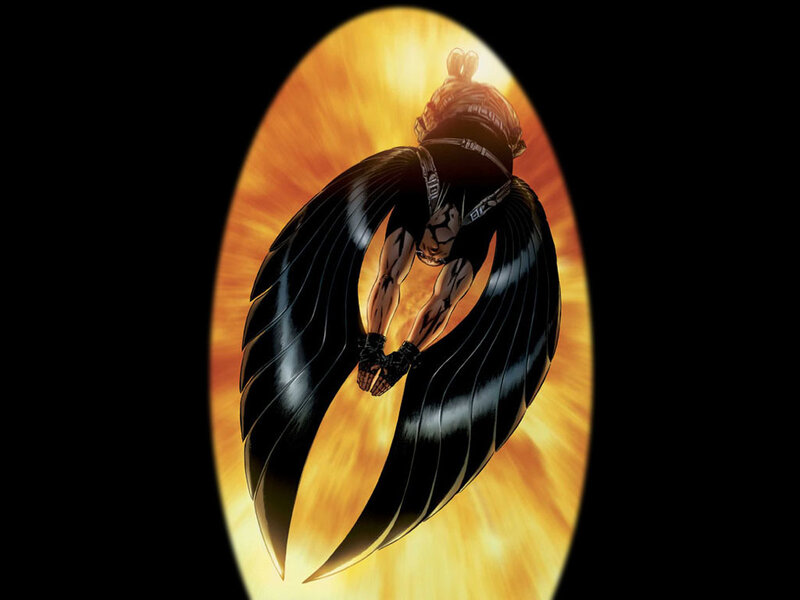 Winged Figure in Flight