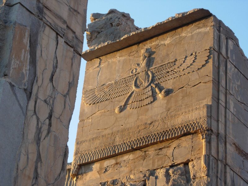 Winged Figure Relief