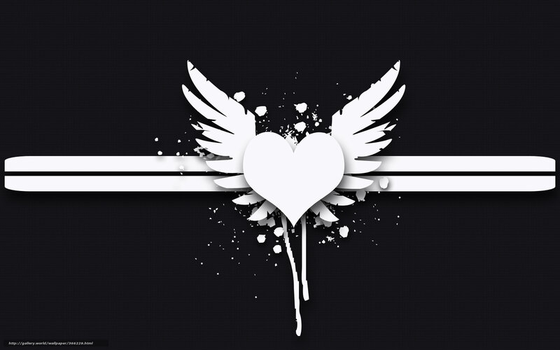 winged heart design
