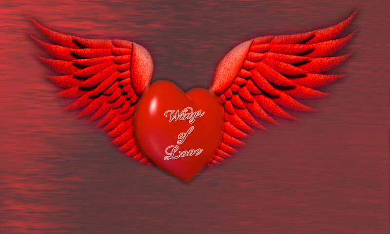 Winged Heart — Red