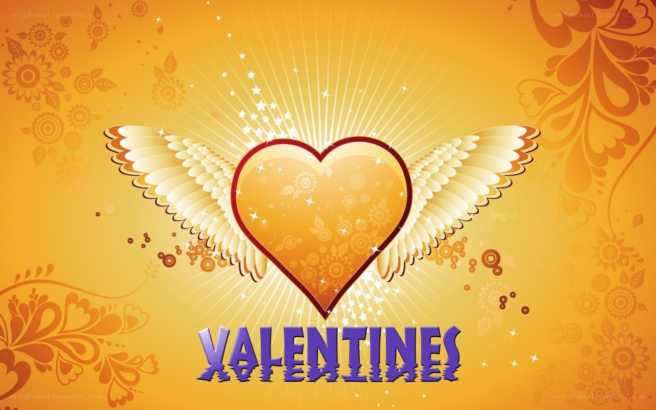 winged heart valentine design