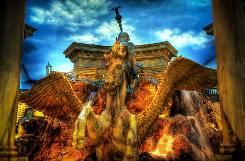 Winged Horse Statue