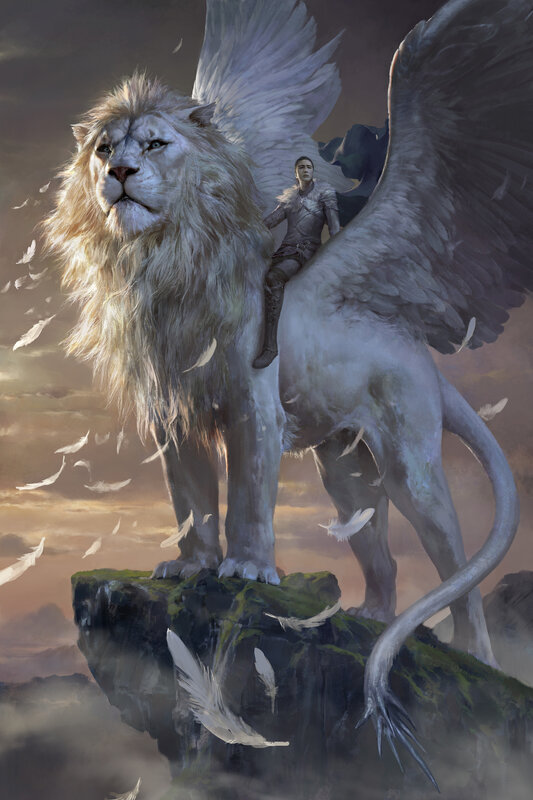 Winged Lion with Rider