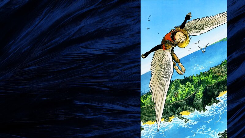 Winged Person Flying