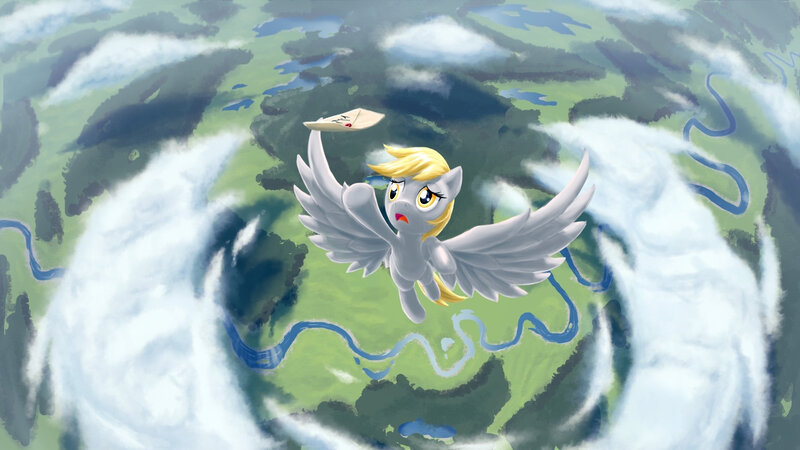 Winged Pony Flying