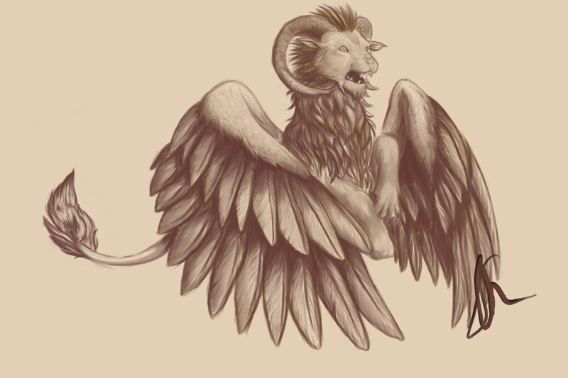 Winged Ram Creature