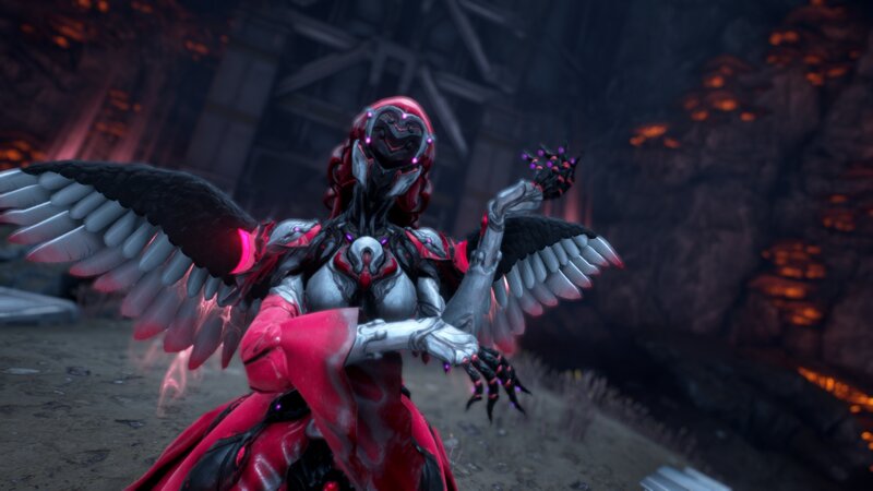 Winged Robotic Figure