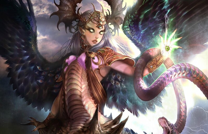 Winged Serpent Woman