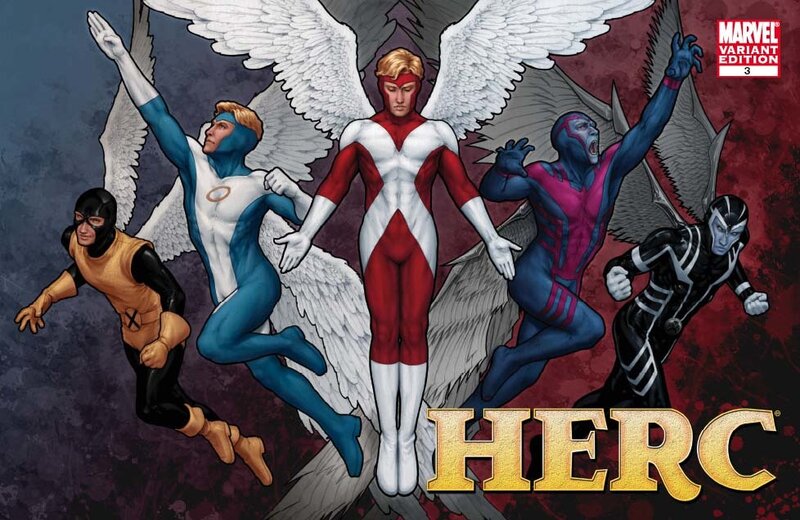 Winged Superheroes