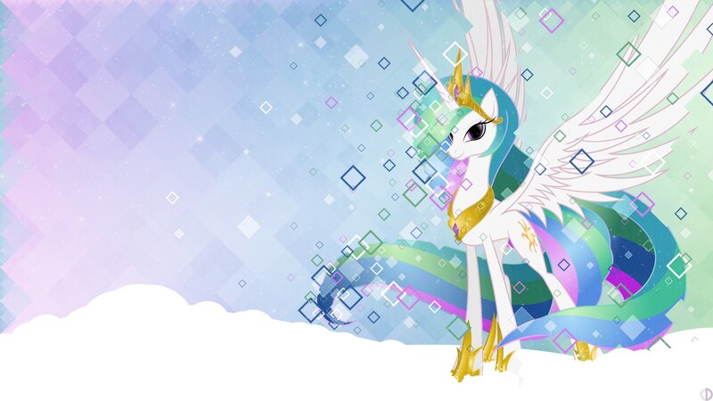 Winged Unicorn with Crown