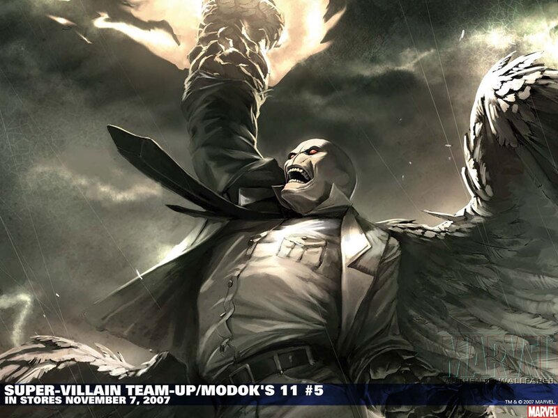 Winged Villain with Raised Fist