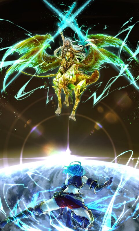 Winged Warrior on Mount