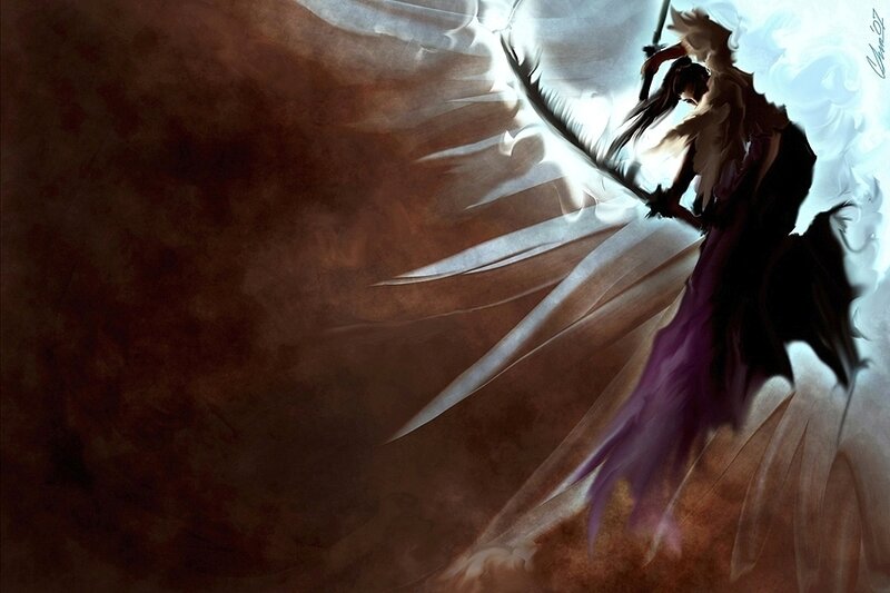 Winged Warrior with Sword — Brown