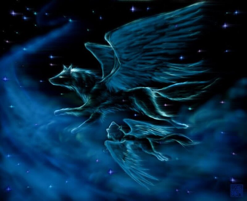 Winged Wolves in Space