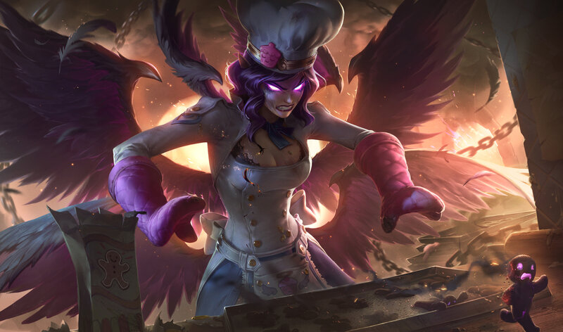 Winged Woman in Chef Hat