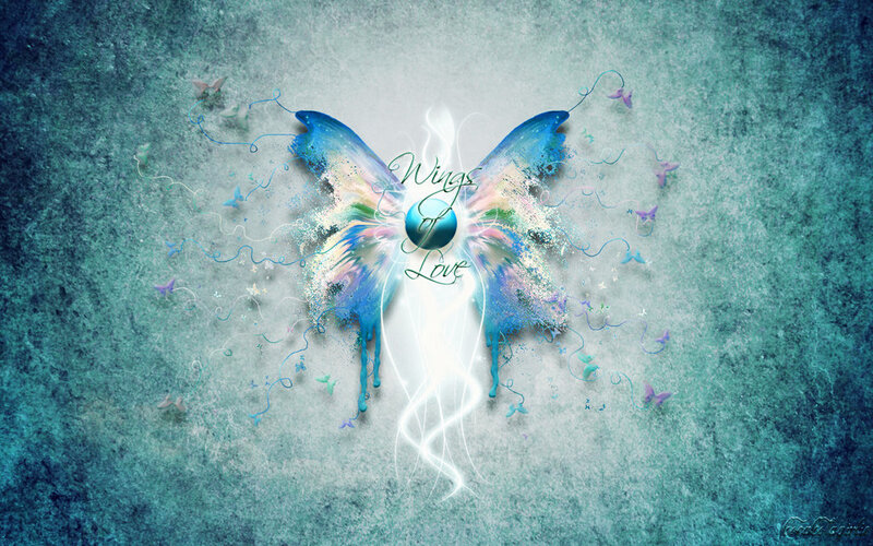 Wings of Love butterfly art