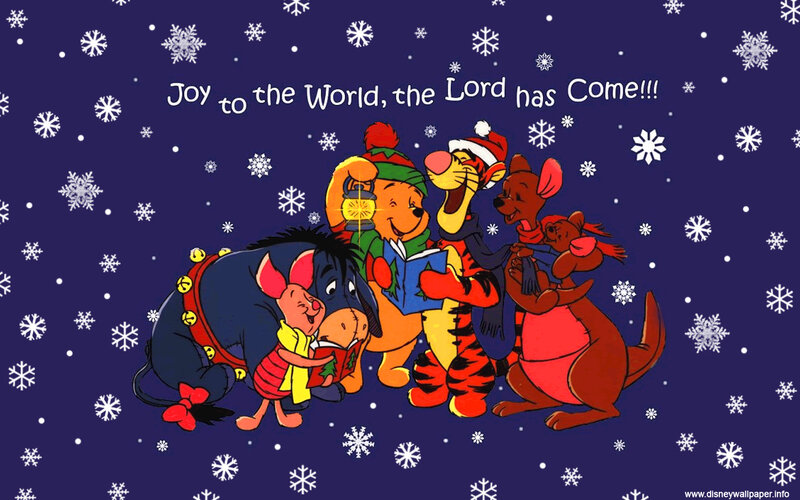 Winnie the Pooh and Friends — Blue, Festive