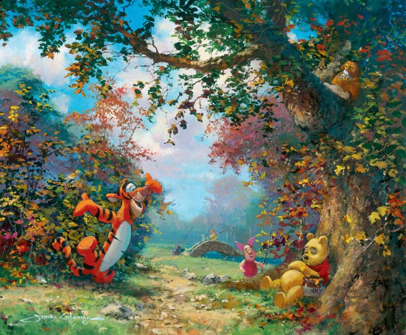 Winnie the Pooh and Friends — Green, Peaceful, Autumn