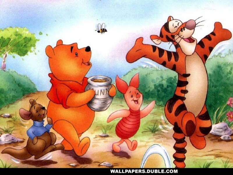 Winnie the Pooh and Friends — Orange, Playful