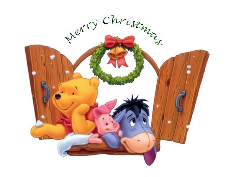 Winnie the Pooh and Friends — Yellow, Festive