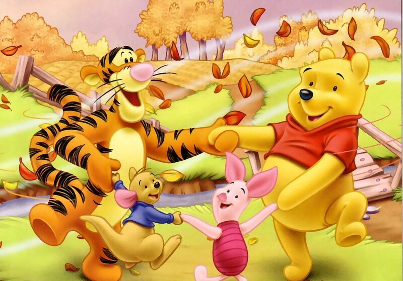 Winnie the Pooh and Friends — Yellow, Joyful