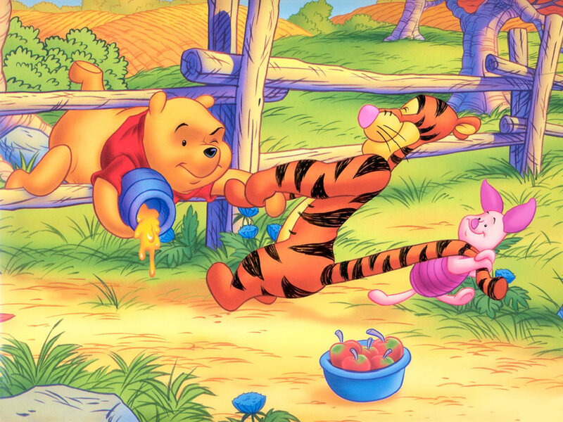 Winnie the Pooh and Friends — Yellow, Playful, Afternoon