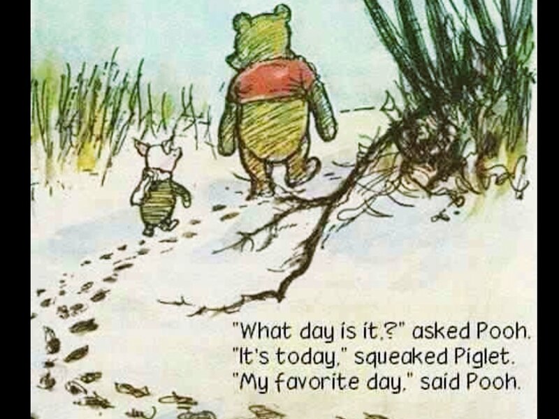 Winnie the Pooh and Piglet — Green