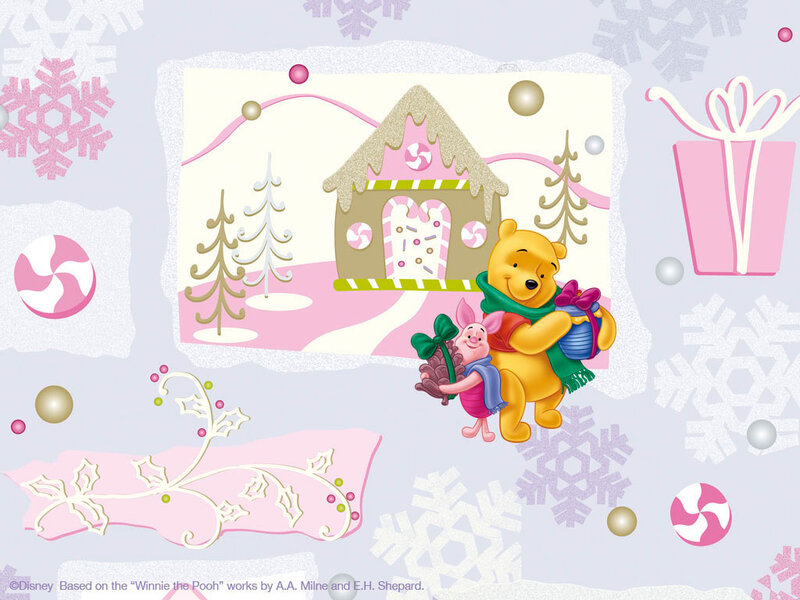 Winnie the Pooh and Piglet — Pink