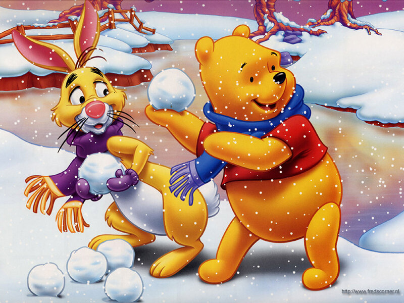 Winnie the Pooh and Rabbit
