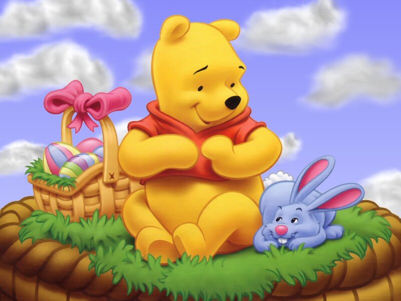 Winnie the Pooh and Rabbit — Yellow