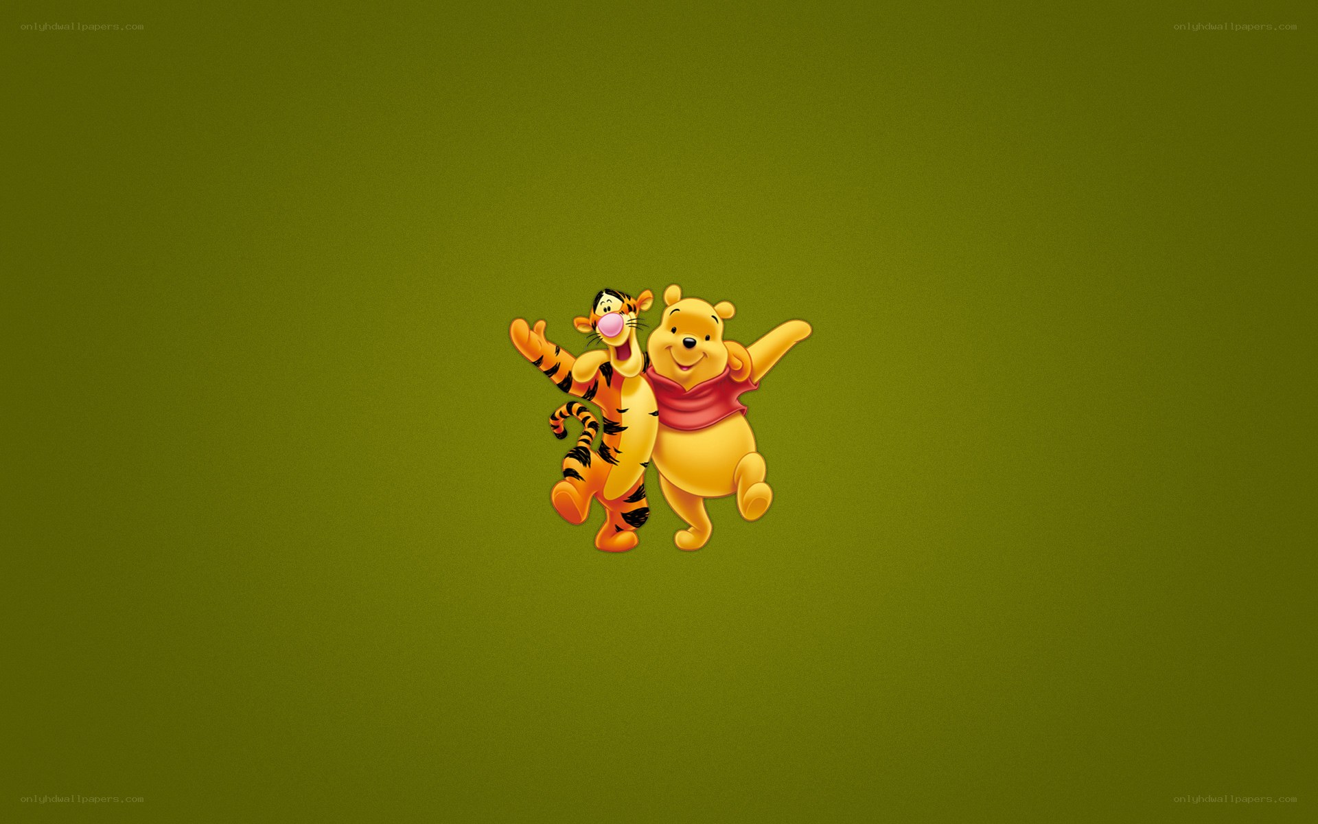 Winnie the Pooh and Tigger