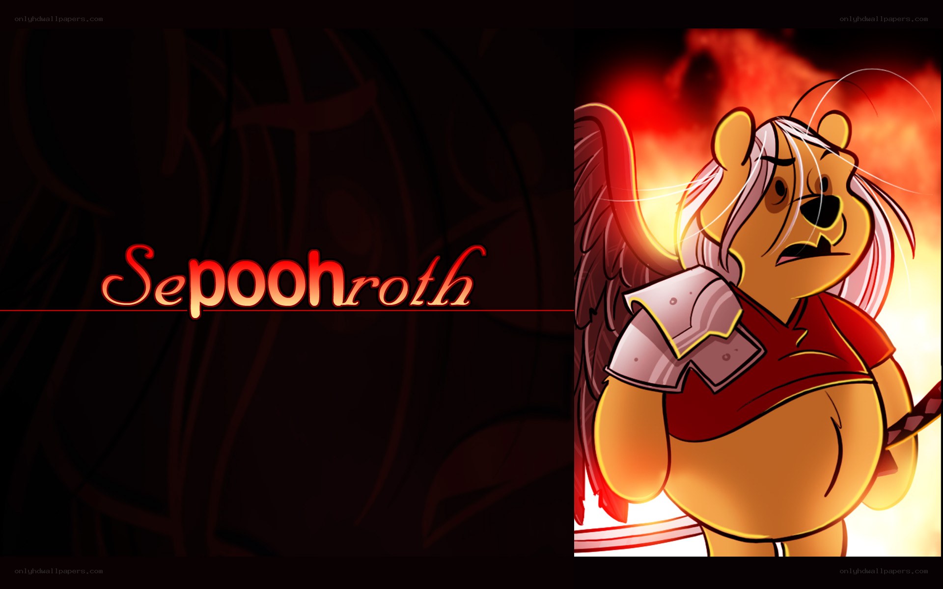 Winnie the Pooh as Sephiroth