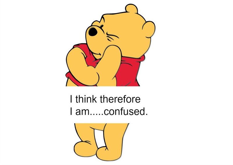 Winnie the Pooh Character — Yellow, Thoughtful