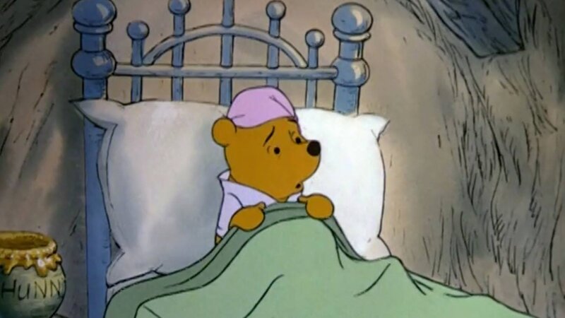 Winnie the Pooh in Bed