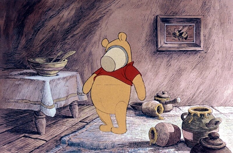 Winnie the Pooh in Cave
