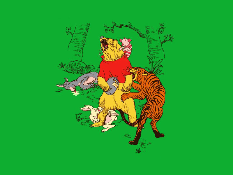 Winnie the Pooh in chaos
