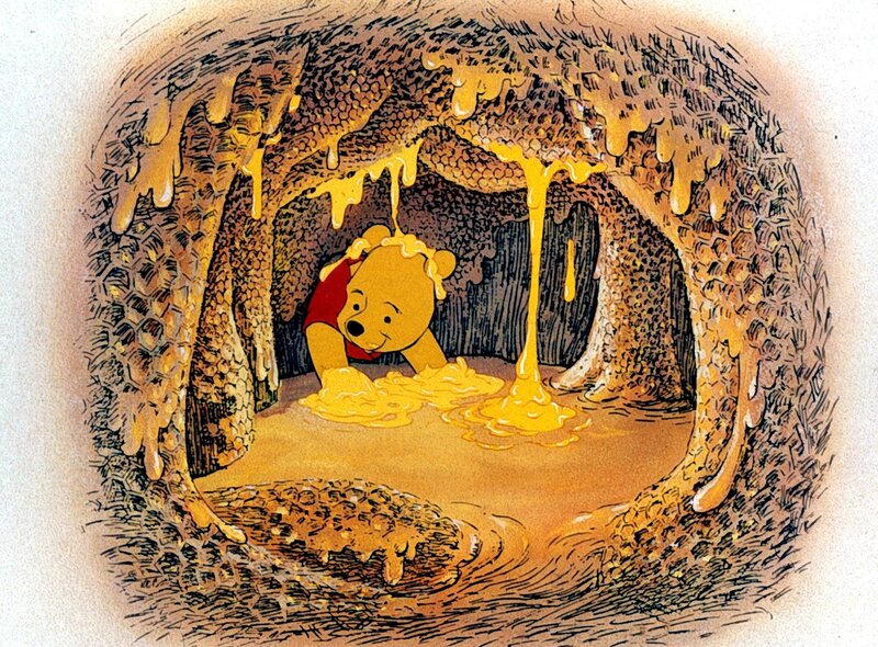 Winnie the Pooh in Honey