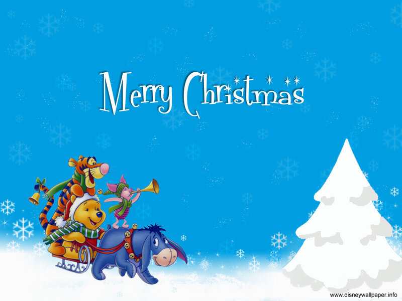 Winnie the Pooh on Sleigh
