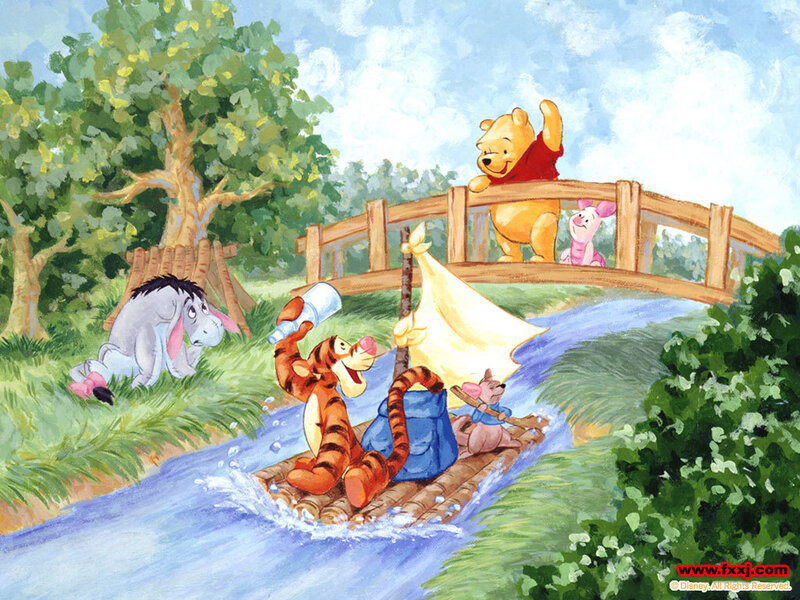 Winnie the Pooh raft adventure